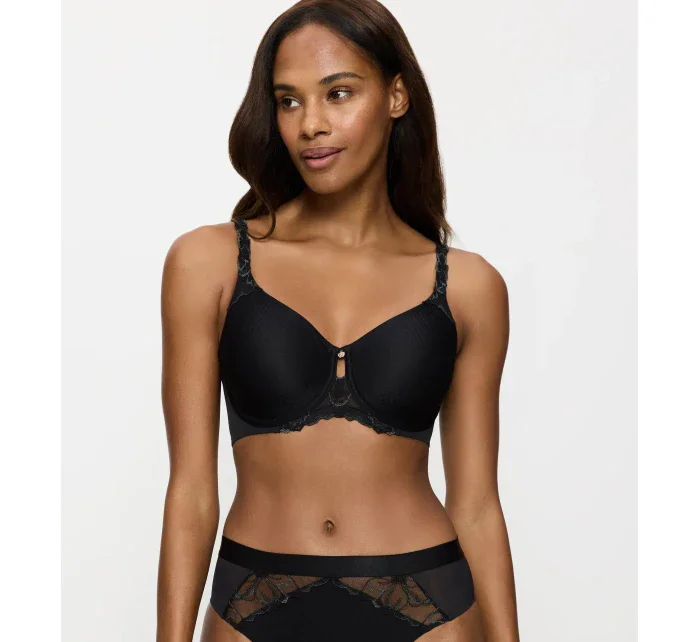 Dámská podprsenka Wild Azalea Florale W01 - BLACK - černá 0004 - TRIUMPH