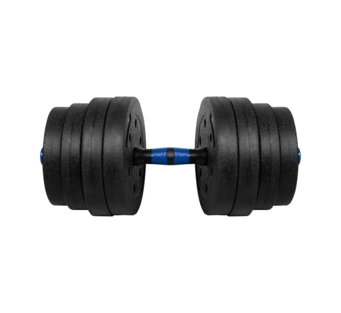 Nastavitelné bitumenové činky s konektorem 2x15 kg REBEL ACTIVE