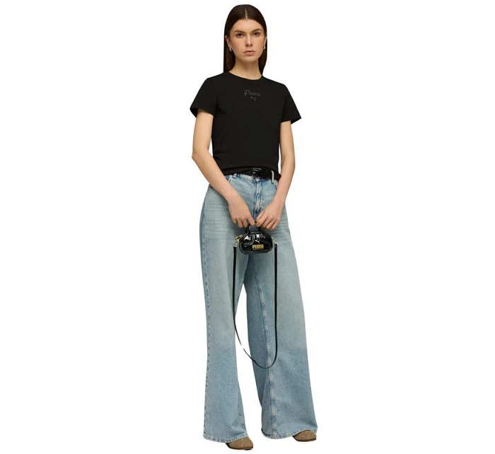 Dámské tričko Puma ESS Script Tee černé 691760 01