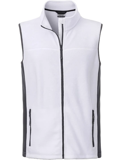Daiber JN 856 Pánská pracovní fleecová vesta - Strong 02.0856 white/carbon Daiber JN 856 Pánská pracovní fleecová vesta - Strong 02.0856 white/carbon