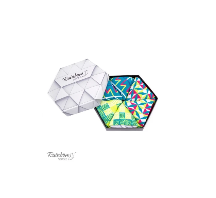 Duhové Rainbow Socks Ponožky V  3 model 21606885 - ZOOKSY/RAINBOW SOCKS