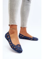 Dámské gumové baleríny tmavě modré model 21652118 - Boto