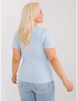 T shirt RV TS 9480.85 jasny niebieski