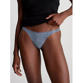 Spodní prádlo Dámské kalhotky STRING THONG (DIPPED) 000QD5154EPB4 - Calvin Klein