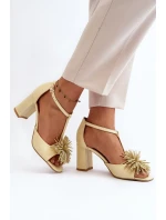 Sandály na podpatku model 198793 Step in style Sandály na podpatku model 198793 Step in style