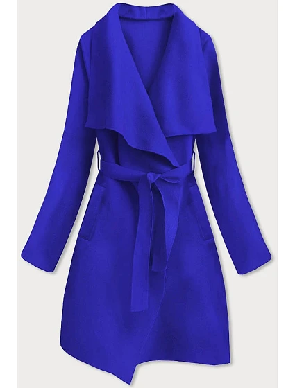 Dámský minimalistický chrpový kabát (747ART)