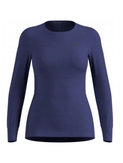 Odlo BL TOP spodní prádlo s dlouhým rukávem l/s ACTIVE WARM velikost S Blue