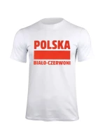 Unisex tričko Polsko bílá/červená S337909 Unisex tričko Polsko bílá/červená S337909