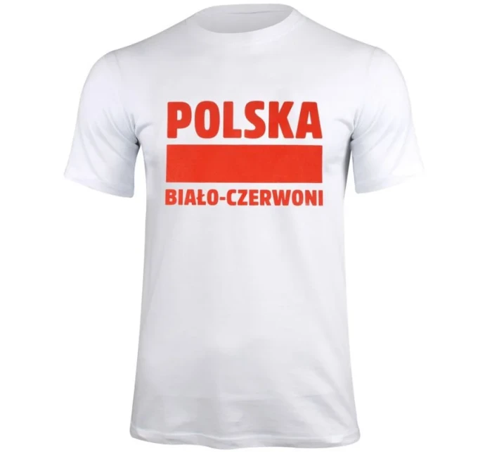 Unisex tričko Polsko bílá/červená S337909 Unisex tričko Polsko bílá/červená S337909