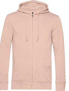 B&C Inspire Zipped Hood_° Pánská mikina s kapucí 01.U35B soft rose