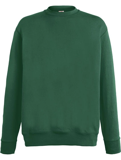 Fruit of the Loom Lightweight Set-In Sweat Pánská mikina 16.2156 bottle green Fruit of the Loom Lightweight Set-In Sweat Pánská mikina 16.2156 bottle green