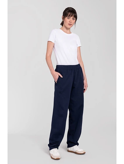 Fruit of the Loom Iconic 250 Open Hem Jog Pants Tepláky 16.4064 deep navy Fruit of the Loom Iconic 250 Open Hem Jog Pants Tepláky 16.4064 deep navy