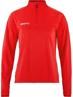 Craft Teamwear Evolve 2.0 Half Zip W Dámská tréninková bunda s 1/4 zipem 82.4761 bright red