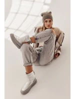 Dámské Sněhule Big Star model 21561942 Stříbrné - Big Star Shoes Dámské Sněhule Big Star model 21561942 Stříbrné - Big Star Shoes