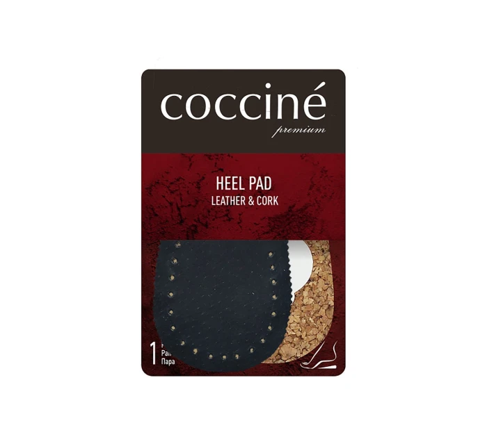Coccine Heel Pad Corck And Leather Black