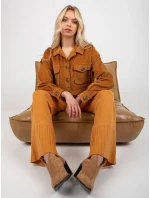 Kalhoty VI SP 20284.08P tmavě žlutá