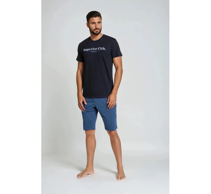 Pyžamo Zed 38366-99X Černá a grafitová - Henderson