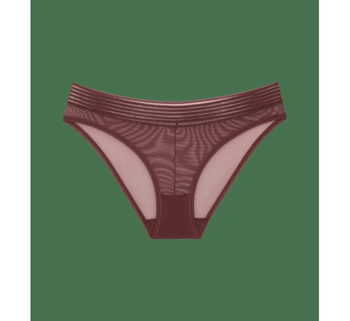 Tempting Sheer Highleg Tai 2P - BROWN - TRIUMPH BROWN - TRIUMPH