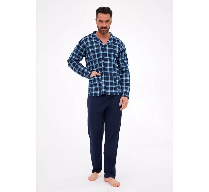 pyžamo model 21285458 dlouhé/r S2XL pánské rozepínací - Cornette