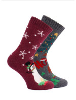 Dámské ponožky WiK 37896 Winter Wonder Land A'2
