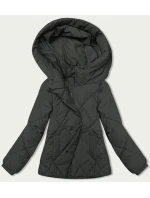 Dámská bunda v army barvě pro přechodné období (5M3175-136) Dámská bunda v army barvě pro přechodné období (5M3175-136)