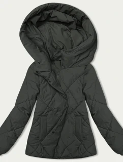 Dámská bunda v army barvě pro přechodné období (5M3175-136)