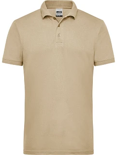 JN Pánské pracovní piqué polo 02.0 stone model 22434983 - Daiber