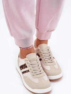 Dámské Tenisky Z Eko Semiše Leopardí Béžové model 21691103 - Boto