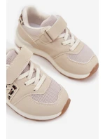 Dětské sportovní tenisky na suchý zip béžové Galisse Dětské sportovní tenisky na suchý zip béžové Galisse