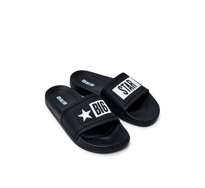 Pánské Klasické Nazouváky Big Star Černé DD174699