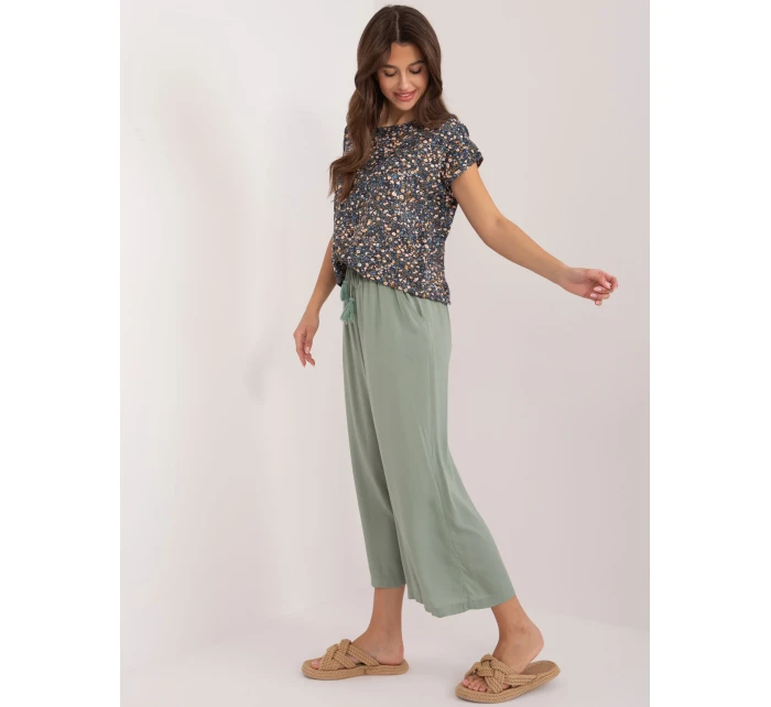 Kalhoty D73761Z62237B khaki Kalhoty D73761Z62237B khaki