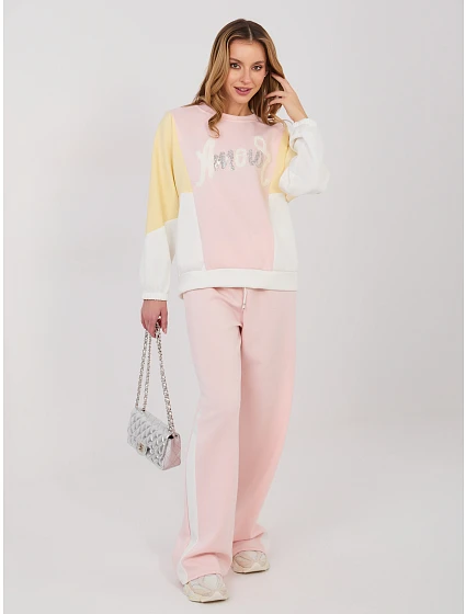 Spodnie dresowe IT DR model 22067084 jasny różowy - FPrice Spodnie dresowe IT DR model 22067084 jasny różowy - FPrice