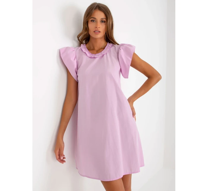 LK SK 506795 šaty.71 světle fialová