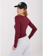 Bluzka WT BZ model 21859036 bordowy - FPrice