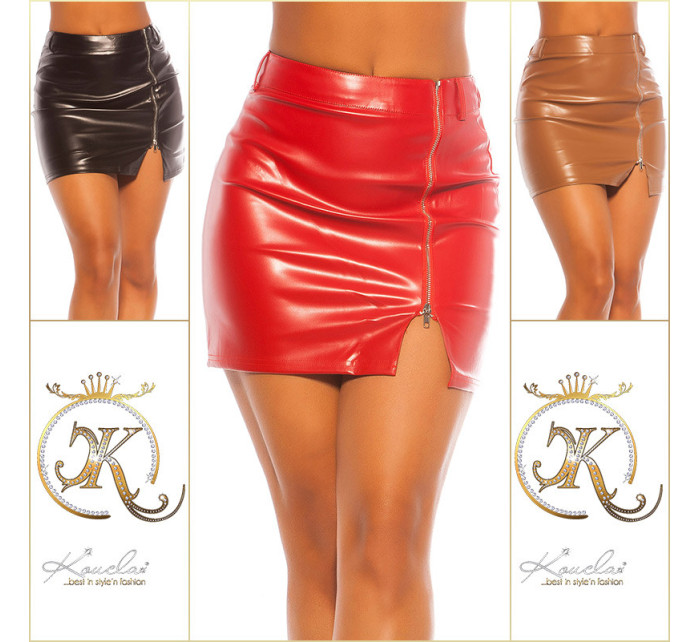 Sexy Koucla Leatherlook Miniskirt