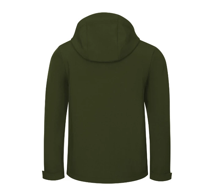 Trail softshellová bunda pánská military