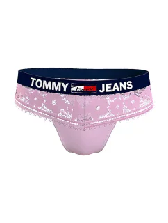 Dámská tanga Jeans Lace UW0UW03950-TOB - Tommy Hilfiger