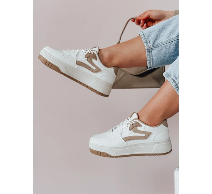 BEIMEI dámské tenisky na platformě bílé FashionStreet ZY0871