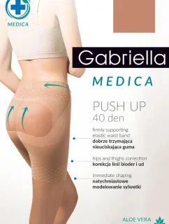 Gabriella Medica Push-up 40 Den Code 128 barva:gazelle