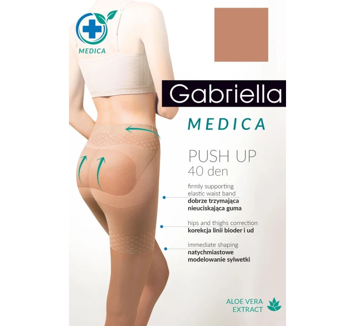 Gabriella Medica Push-up 40 Den Code 128 barva:gazelle