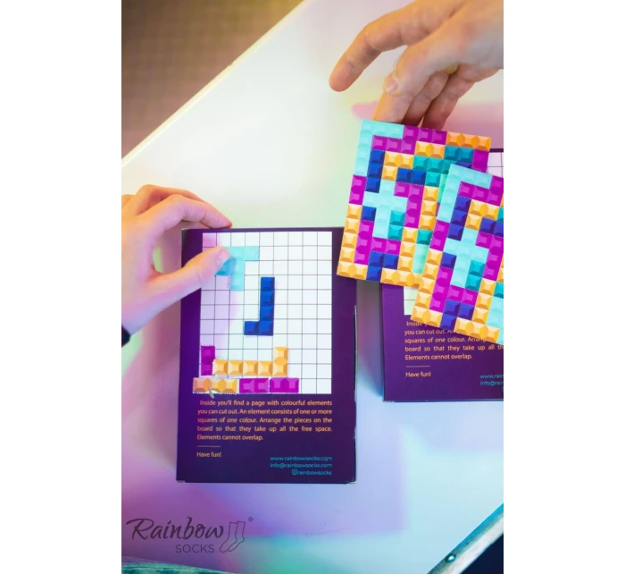 Duhové ponožky pro  2 páry model 21606825 - ZOOKSY/RAINBOW SOCKS