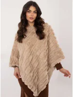 Poncho AT  beżowy model 20686495 - FPrice