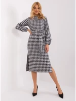LK SK 509516 šaty.04 bílá a černá