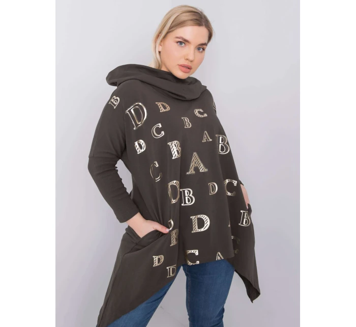 Halenka RV BZ 6458.46P tmavá khaki