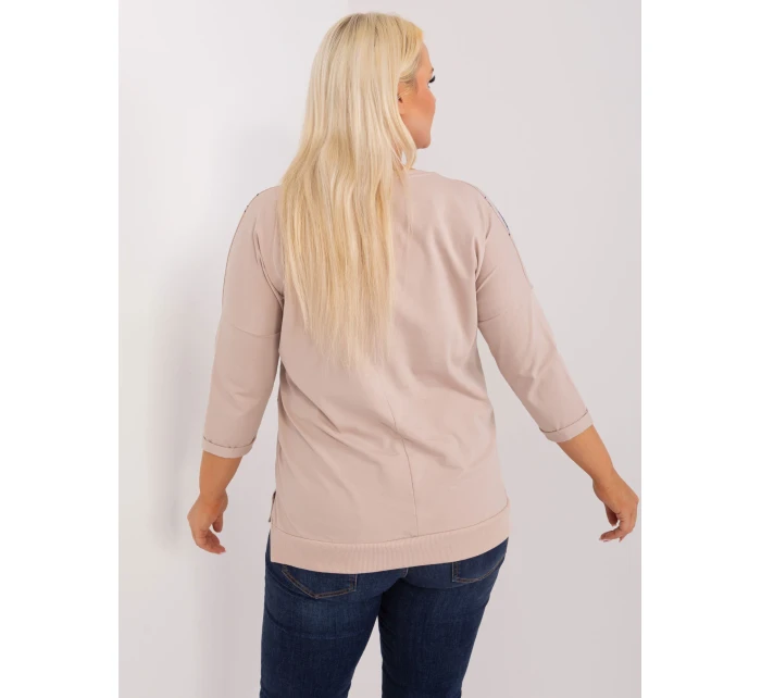 Bluzka RV BZ model 19465436 beżowy - FPrice Bluzka RV BZ model 19465436 beżowy - FPrice