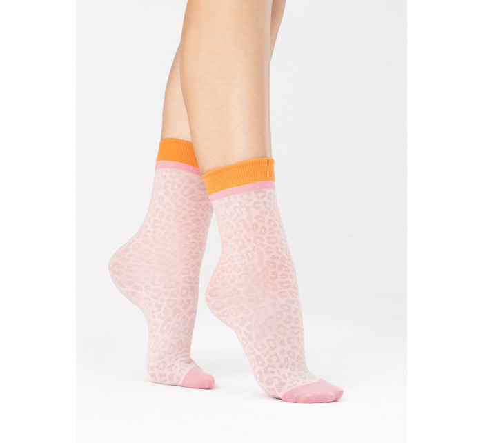 Ponožky Purr 30 Den Rose Baletto-Orange - Fiore