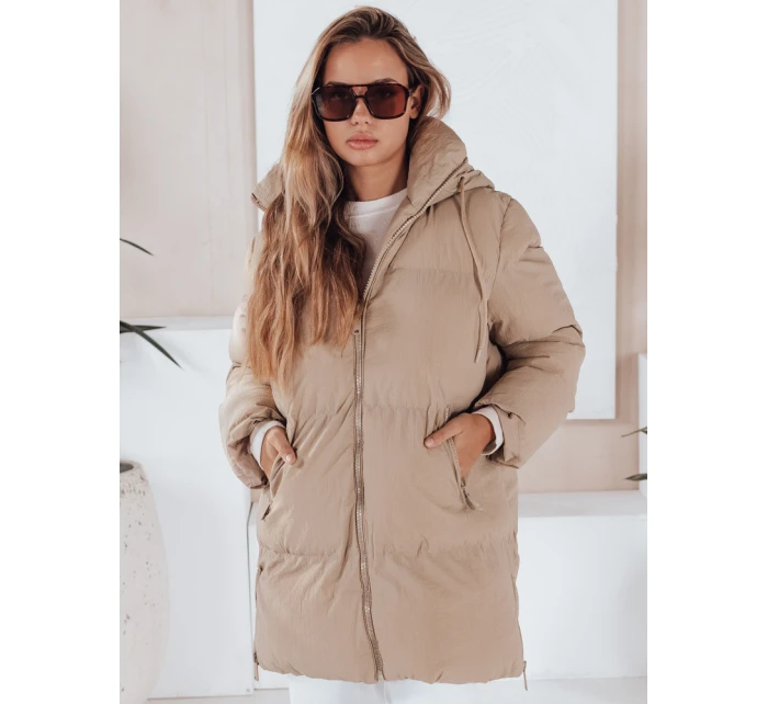 Dámská prošívaná bunda LETLIS béžová FashionStreet TY3247