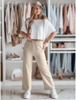 Dámské široké žebrované kalhoty  Dstreet model 21985782 - FashionStreet