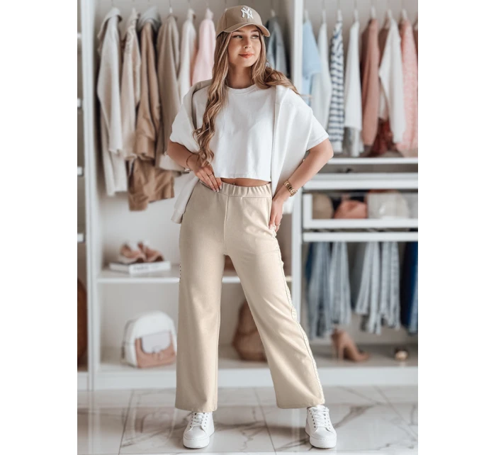 Dámské široké žebrované kalhoty  Dstreet model 21985782 - FashionStreet