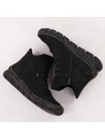 Dámské černé zateplené boty model 21904592 - Rieker